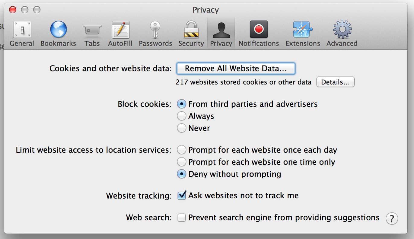 Security cookie. В настройках Safari “privacy & Security”. Smart search.