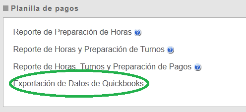 Cómo transferir tarjetas de tiempo a Quickbooks3