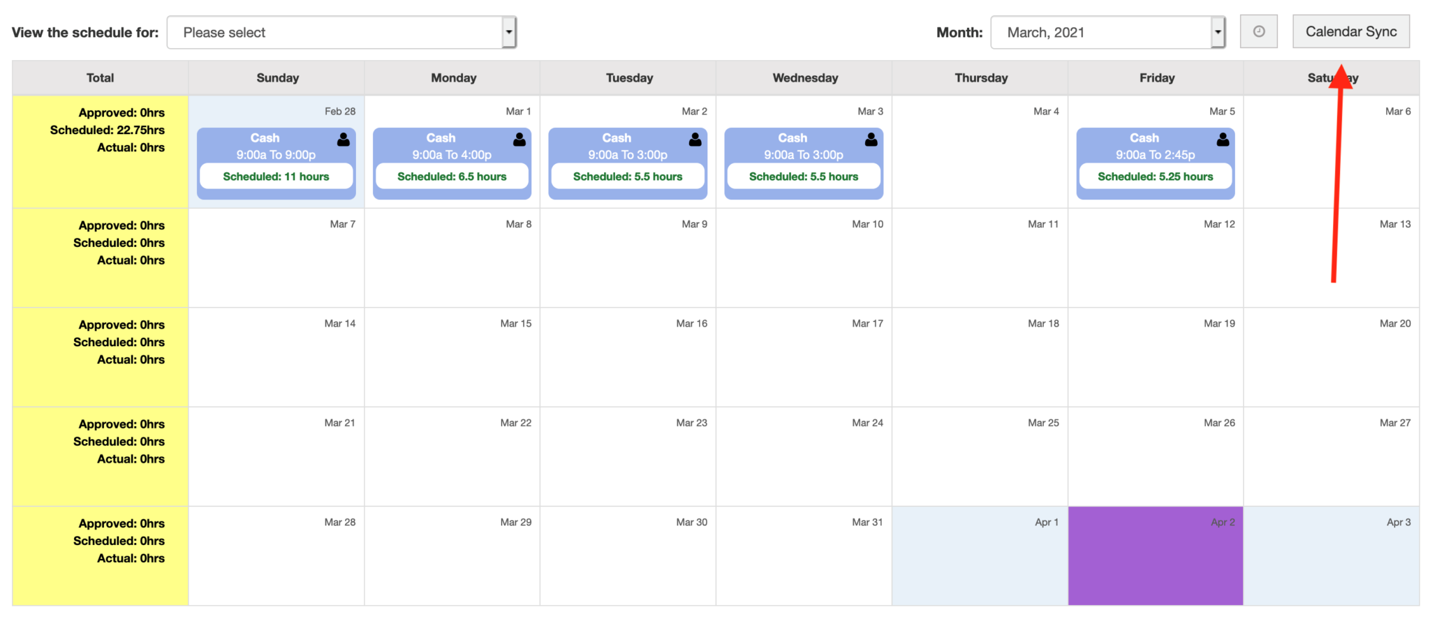 Can I sync my schedule with Google or Apple Calendar